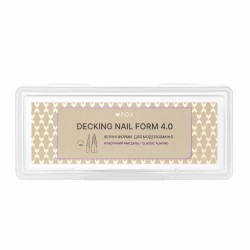 Upper Nail Forms F.O.X Decking Nail form 4.0 Classic Almond 28 pcs