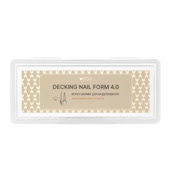 Upper Nail Forms F.O.X Decking Nail form 4.0 Classic Stiletto 28 pcs