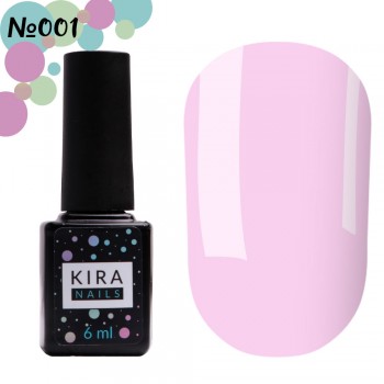 Gel polish 001 6 ml Kira Nails