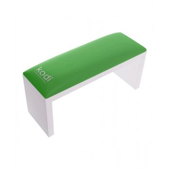 Armrest for manicure on white legs Green