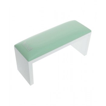 Armrest for manicure on white legs Mint