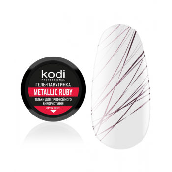 Spider gel Kodi Professional Metallic Ruby 4 ml