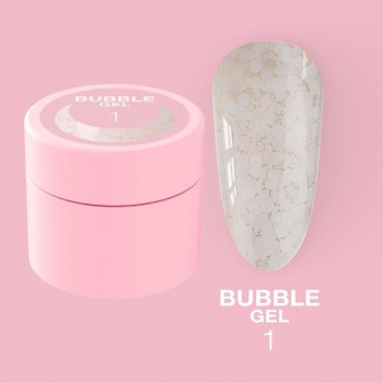 Nail glitter Bubble Gel no.1 5ml Lunamoon