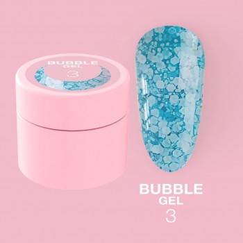 Nail glitter Bubble Gel no.3 5ml Lunamoon