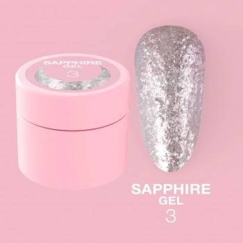 Nail glitter Sapphire Gel no.3 5ml Lunamoon