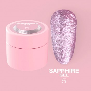 Nail glitter Sapphire Gel no.5 5ml Lunamoon