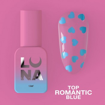 Gel Top Romantic Blue 13 ml Lunamoon
