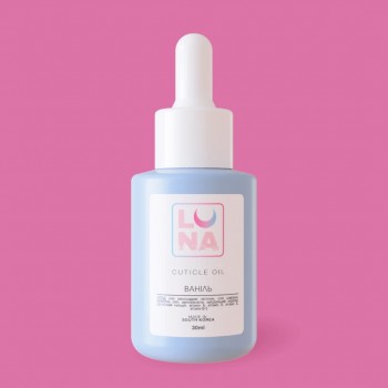Cuticle oil with vanilla aroma 30 ml Lunamoon