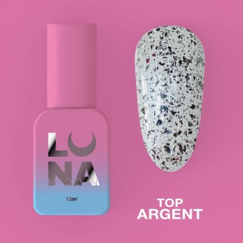 Top gel Argent 13 ml Lunamoon