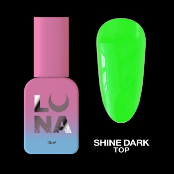 Top gel Shine Dark Green 13 ml Lunamoon