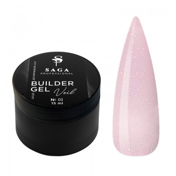 Builder Gel Saga Veil no.03 Orchid shimmer 15 ml