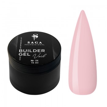 Builder Gel Saga Veil no.04 Rose Pink 15 ml