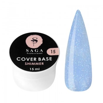 Saga Cover Base Shimmer no.15 15ml