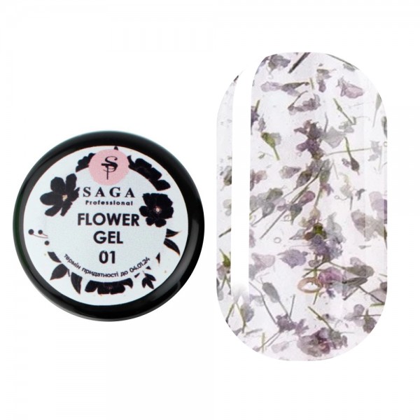 Dried flower decoration gel Saga no.01