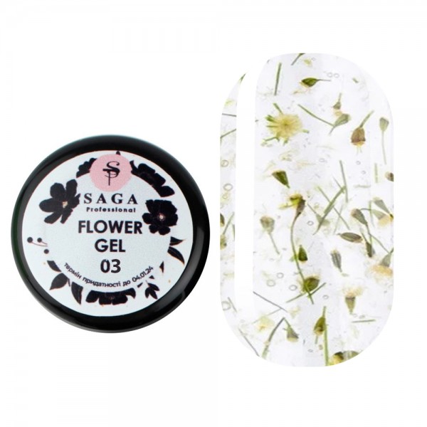 Dried flower decoration gel Saga no.03