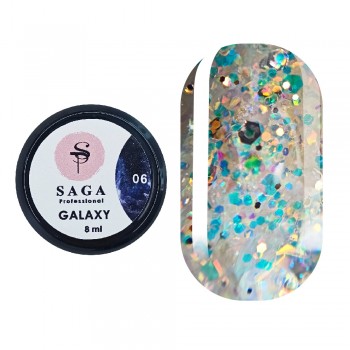 Gel polish Saga Galaxy glitter no.06 8ml