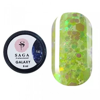 Gel polish Saga Galaxy glitter no.14 8ml