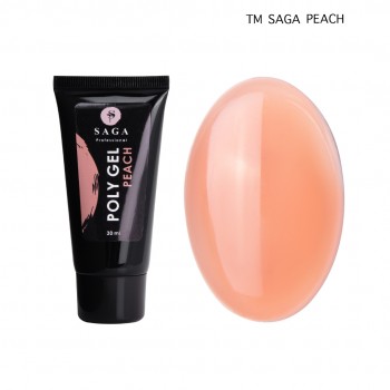 Poly Gel Saga PEACH 30 ml