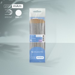 Refill set nail file papmAm wood SMART 22 240 grit (10 pcs)