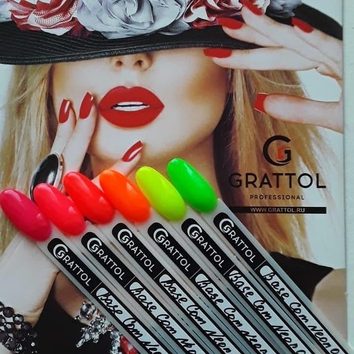 Rubber Base 9 ml NEON 4 Grattol