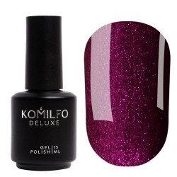 Gel polish Komilfo Deluxe Series D094 15 ml (bright plum with shimmer)
