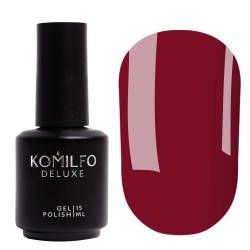 Gel polish Komilfo Deluxe Series D096 15 ml (burgundy marsala, enamel)