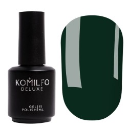 Gel polish Komilfo Deluxe Series D217 15 ml (dark turquoise green, enamel)