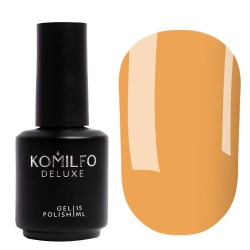 Gel polish Komilfo Deluxe Series D317 15 ml (tangerine orange, enamel)