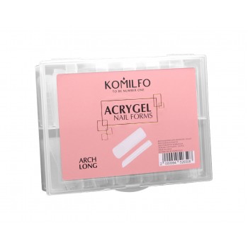 Komilfo Top Nail Forms Long Arch 130 pcs