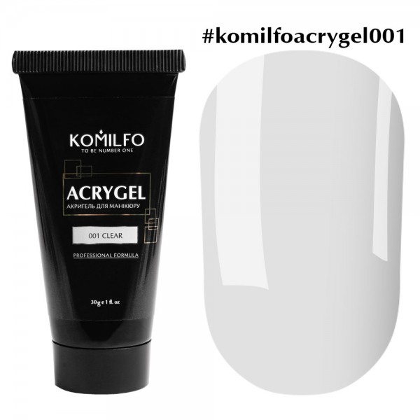 Komilfo Acryl Gel 001 Clear, 30 gr