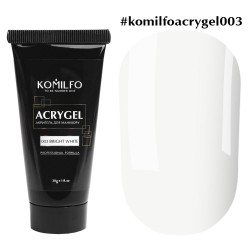 Komilfo-קומילפו Acryl Gel 003 Bright White, 30 gr 