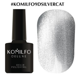 Gel polish Komilfo-קומילפו 9D Cat eye Silver 8 ml