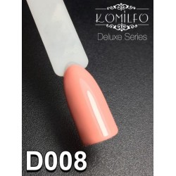 Gel polish D008 8 ml Komilfo Deluxe (muted, slightly beige-pink, enamel)