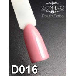 Gel polish D016 8 ml Komilfo Deluxe (pink sherbet, enamel)