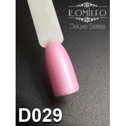 Gel polish D029 8 ml Komilfo Deluxe (pink with shimmer)
