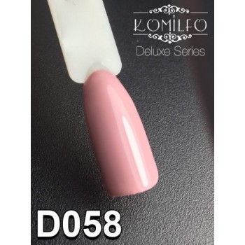 Gel polish D058 8 ml Komilfo Deluxe (pink cocoa, enamel)