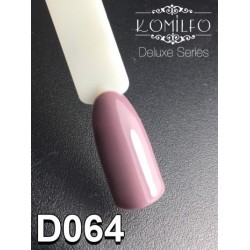 Gel polish D064 8 ml Komilfo Deluxe (gray-lilac, enamel)