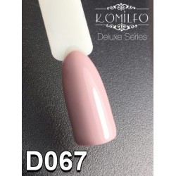 Gel polish D067 8 ml Komilfo Deluxe (smoky lilac beige, enamel)