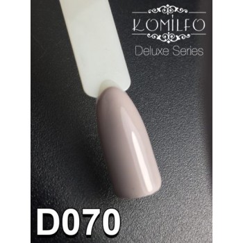 Gel polish D070 8 ml Komilfo Deluxe (gray, enamel)