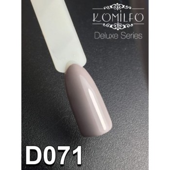 Gel polish D071 8 ml Komilfo Deluxe (light graphite, enamel)