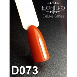 Gel polish D073 8 ml Komilfo Deluxe (dark orange, enamel)