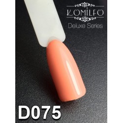 Gel polish D075 8 ml Komilfo Deluxe (peach, enamel)