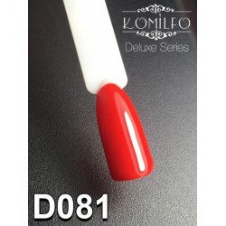 Gel polish D081 8 ml Komilfo Deluxe (dark red, enamel)