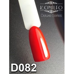 Gel polish D082 8 ml Komilfo Deluxe (classic red, enamel)