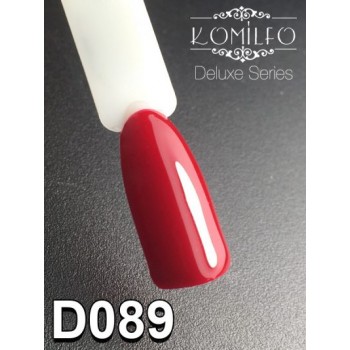 Gel polish D089 8 ml Komilfo Deluxe (burgundy, enamel)