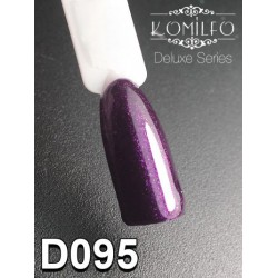 Gel polish D095 8 ml Komilfo Deluxe (purple-burgundy with shimmer)