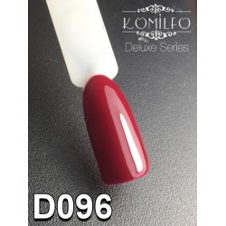 Gel polish D096 8 ml Komilfo Deluxe (burgundy marsala, enamel)