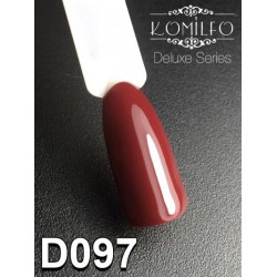 Gel polish D097 8 ml Komilfo Deluxe (brown-burgundy, enamel)