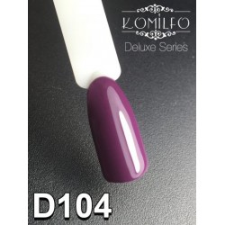 Gel polish D104 8 ml Komilfo Deluxe (eggplant, enamel)