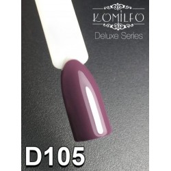 Gel polish D105 8 ml Komilfo Deluxe (gray-eggplant, enamel)